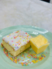 School Cake with Custard